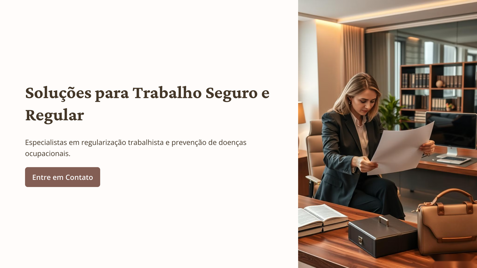 Soluções para trabalho seguro e regular