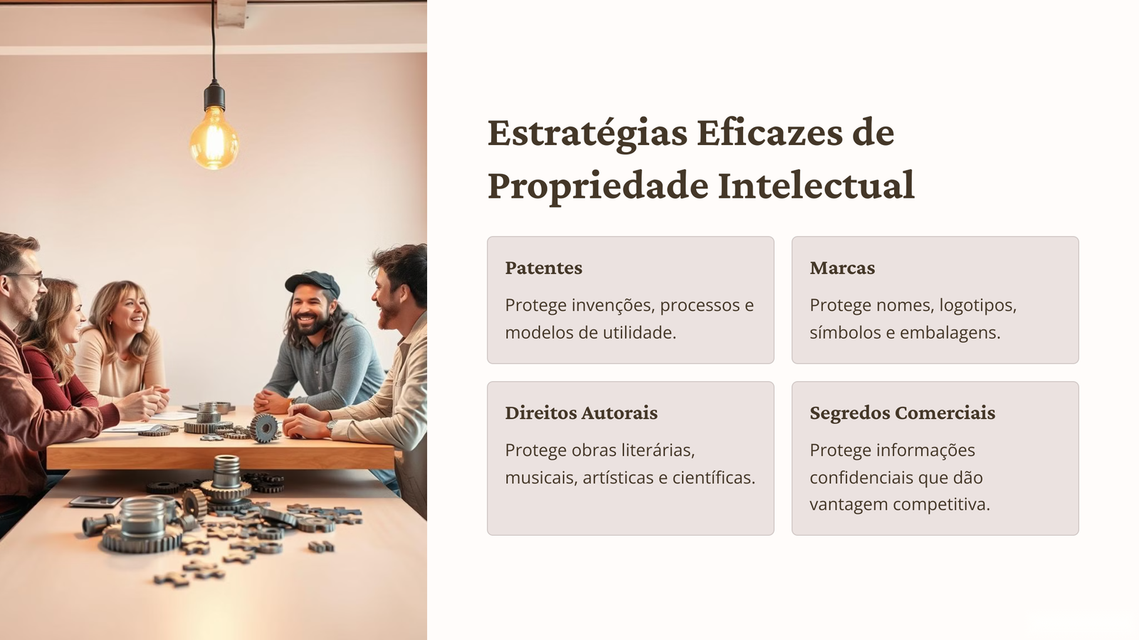 Estratégias eficazes de propriedade intelectual