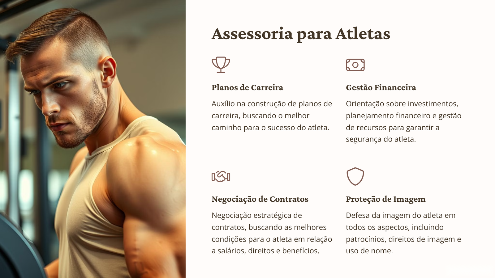 Assessoria para atletas